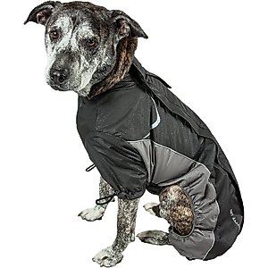 Dog Helios Blizzard Full-Bodied Reflective Dog Jacket, Black, X-Large