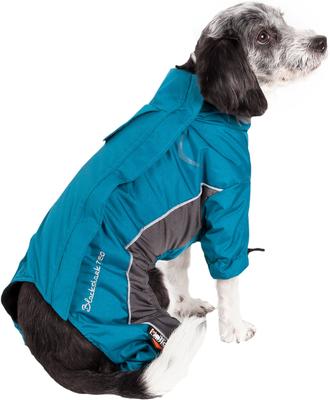 Show full view: Dog Helios Blizzard Full-Bodied Reflective Dog Jacket, Blue, Medium slide 4 of 11