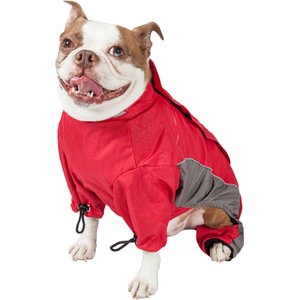 Dog Helios Blizzard Full-Bodied Reflective Dog Jacket, Cola Red, Large