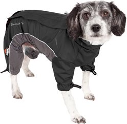 Dog Helios Blizzard Full-Bodied Reflective Dog Jacket, X-Small, Black