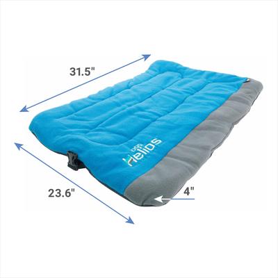 Show full view: Dog Helios Combat-Terrain Outdoor Folding Dog Bed, Blue / Grey, Medium slide 4 of 10