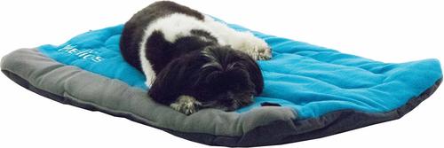Show full view: Dog Helios Combat-Terrain Outdoor Folding Dog Bed, Blue / Grey, Medium slide 8 of 10