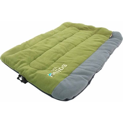 Dog Helios Dog Helios Combat-Terrain Outdoor Folding Dog Bed, Olive Green / Grey, Medium