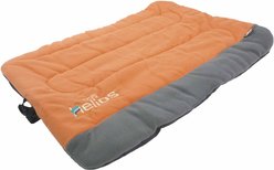 Dog Helios Combat-Terrain Outdoor Folding Dog Bed, Orange / Grey, Large