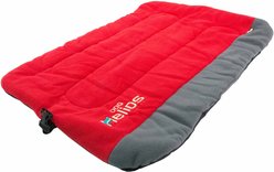 Dog Helios Combat-Terrain Outdoor Folding Dog Bed, Red / Grey, Large