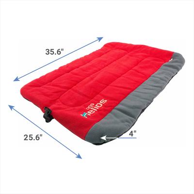 Show full view: Dog Helios Combat-Terrain Outdoor Folding Dog Bed, Red / Grey, Large slide 4 of 10