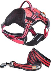 Dog Helios Compression Dog Harness & Leash, Pink, Medium