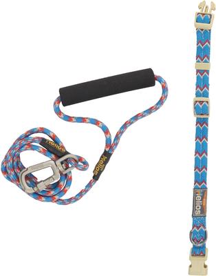 Show full view: Dog Helios Dura-Tough 3M Reflective Dog Collar & Leash, Blue, Medium slide 3 of 4