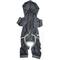 Show in main carousel: Dog Helios Namastail Lightweight 4-Way Stretch Performance Yoga Dog & Cat Hoodie Tracksuit, Charcoal Black, Medium slide 6 of 7