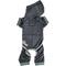 Show in main carousel: Dog Helios Namastail Lightweight 4-Way Stretch Performance Yoga Dog & Cat Hoodie Tracksuit, Charcoal Black, Small slide 5 of 7