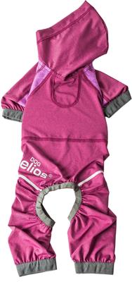 Show full view: Dog Helios Namastail Lightweight 4-Way Stretch Performance Yoga Dog & Cat Hoodie Tracksuit, Pink, X-Small slide 6 of 7