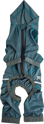 Show full view: Dog Helios Namastail Lightweight 4-Way Stretch Performance Yoga Dog & Cat Hoodie Tracksuit, Teal/Blue, Medium slide 6 of 7