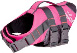 Dog Helios Splash-Explore 3M Reflective Dog Harness & Life Jacket, Pink, Large