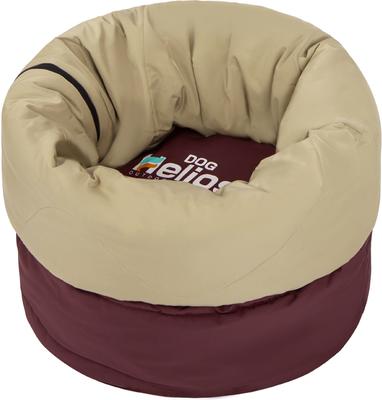 Show full view: Dog Helios Switch-Back 2-in-1 Convertible Travel Mat & Rounded Camping Dog Bed, Red slide 3 of 5