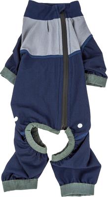 Show full view: Dog Helios Tail Runner Lightweight 4-Way Stretch Performance Dog Tracksuit, Blue & Grey, Medium slide 4 of 8