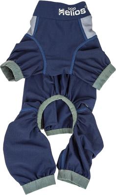 Show full view: Dog Helios Tail Runner Lightweight 4-Way Stretch Performance Dog Tracksuit, Blue & Grey, X-Large slide 5 of 8