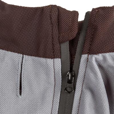 Show full view: Dog Helios Tail Runner Lightweight 4-Way Stretch Performance Dog Tracksuit, Brown & Grey, Large slide 5 of 6