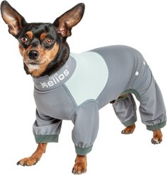 Dog Helios Tail Runner Lightweight 4-Way Stretch Performance Dog Tracksuit, Grey, Small