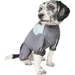 Dog Helios Tail Runner Lightweight 4-Way Stretch Performance Dog Tracksuit, Grey, X-Large