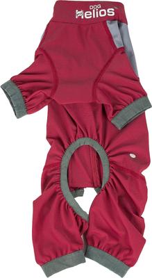Show full view: Dog Helios Tail Runner Lightweight 4-Way Stretch Performance Dog Tracksuit, Red & Grey, Large slide 6 of 8