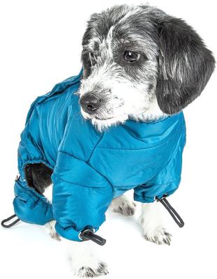 Show full view: Dog Helios Thunder Full-Body Dog Jacket, Blue, Small slide 5 of 9