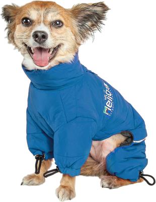 Show full view: Dog Helios Thunder Full-Body Dog Jacket, Blue, X-Small slide 4 of 10