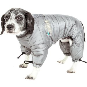 Dog Helios Thunder Full-Body Dog Jacket, Gray, Small