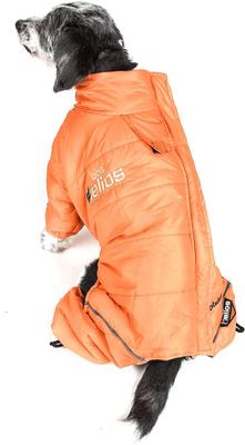Show full view: Dog Helios Thunder Full-Body Dog Jacket, Orange, Small slide 6 of 9