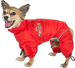 Dog Helios Thunder Full-Body Dog Jacket, Red, Large