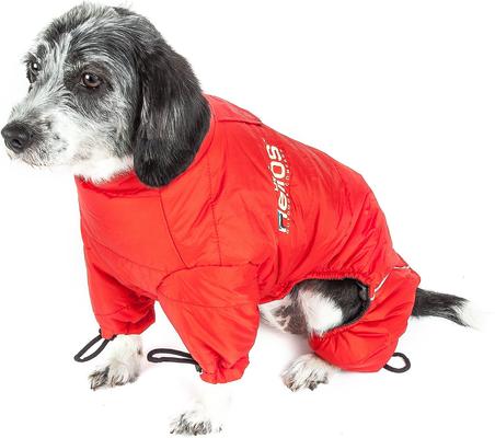 Show full view: Dog Helios Thunder Full-Body Dog Jacket, Red, Large slide 5 of 10