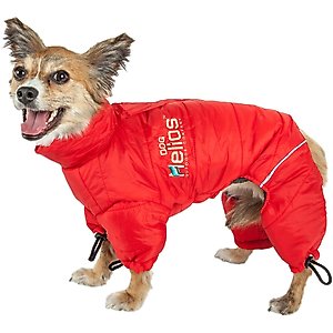 Dog Helios Thunder Full-Body Dog Jacket, Red, Medium