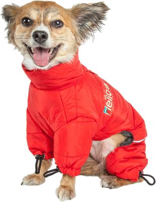 Show full view: Dog Helios Thunder Full-Body Dog Jacket, Red, X-Small slide 4 of 11