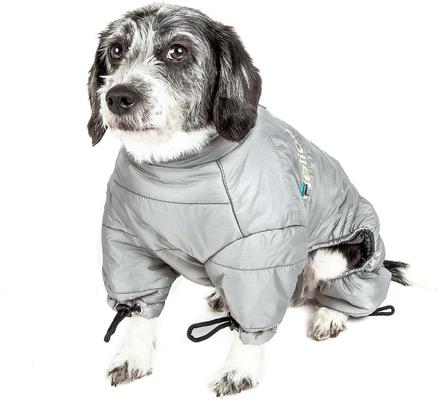 Show full view: Dog Helios Thunder Full-Body Dog Jacket, X-Large, Gray slide 3 of 11
