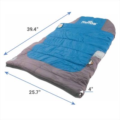 Show full view: Dog Helios Trail-Barker Travel Dog Bed, Blue / Dark Grey slide 4 of 10