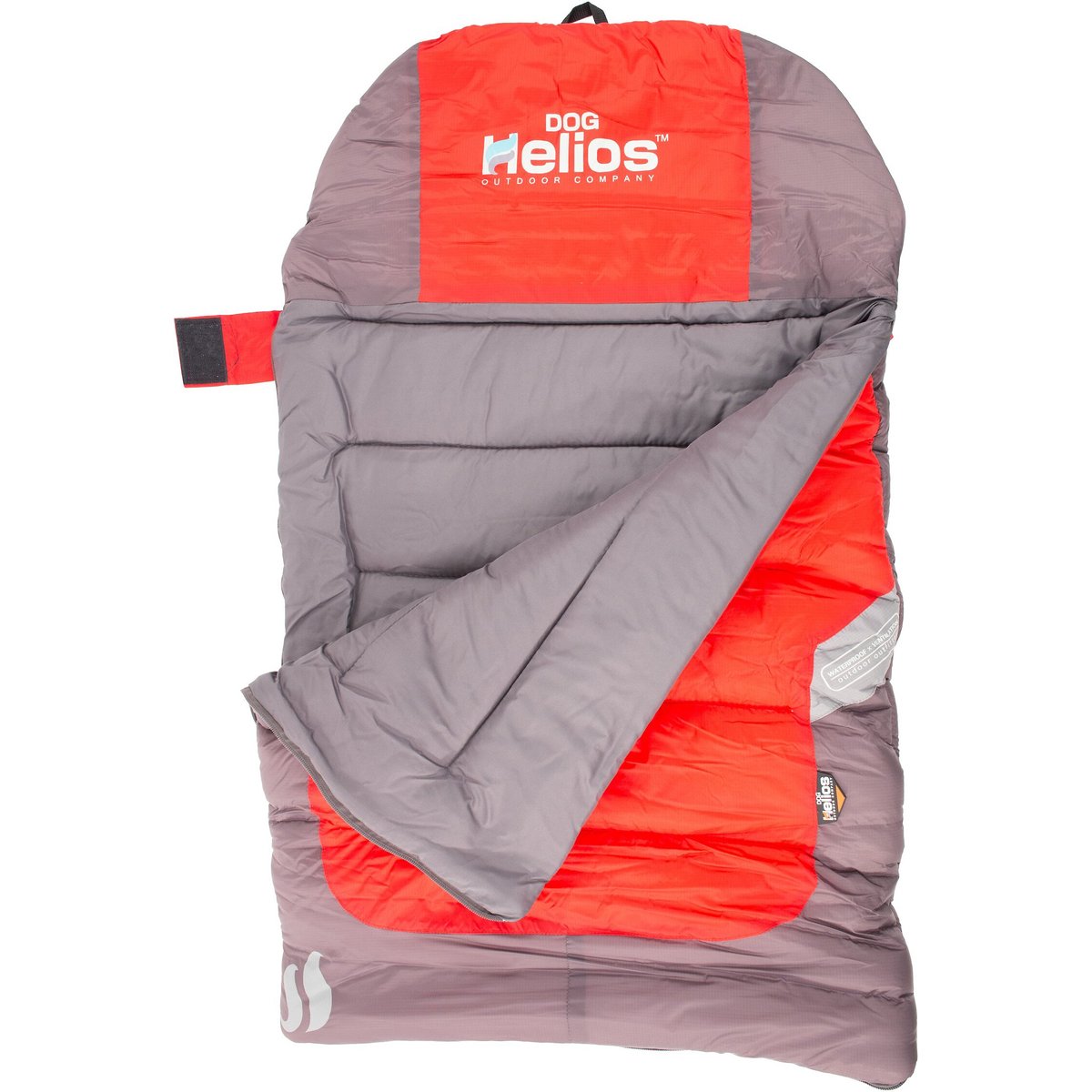 Dog Helios Trail-Barker Travel Dog Bed, Red / Dark Grey