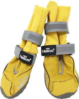 Show full view: Dog Helios Traverse Premium Grip High-Ankle Outdoor Dog Boots, Yellow, X-Small slide 4 of 5
