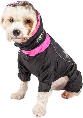 Show full view: Dog Helios Weather King Full Body Dog Jacket, Black, Small slide 4 of 9