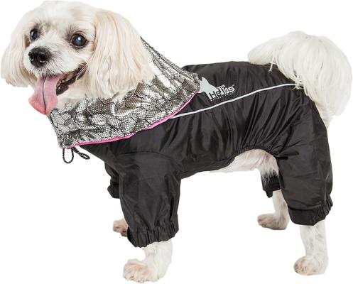 Show full view: Dog Helios Weather King Full Body Dog Jacket, Black, Small slide 5 of 9