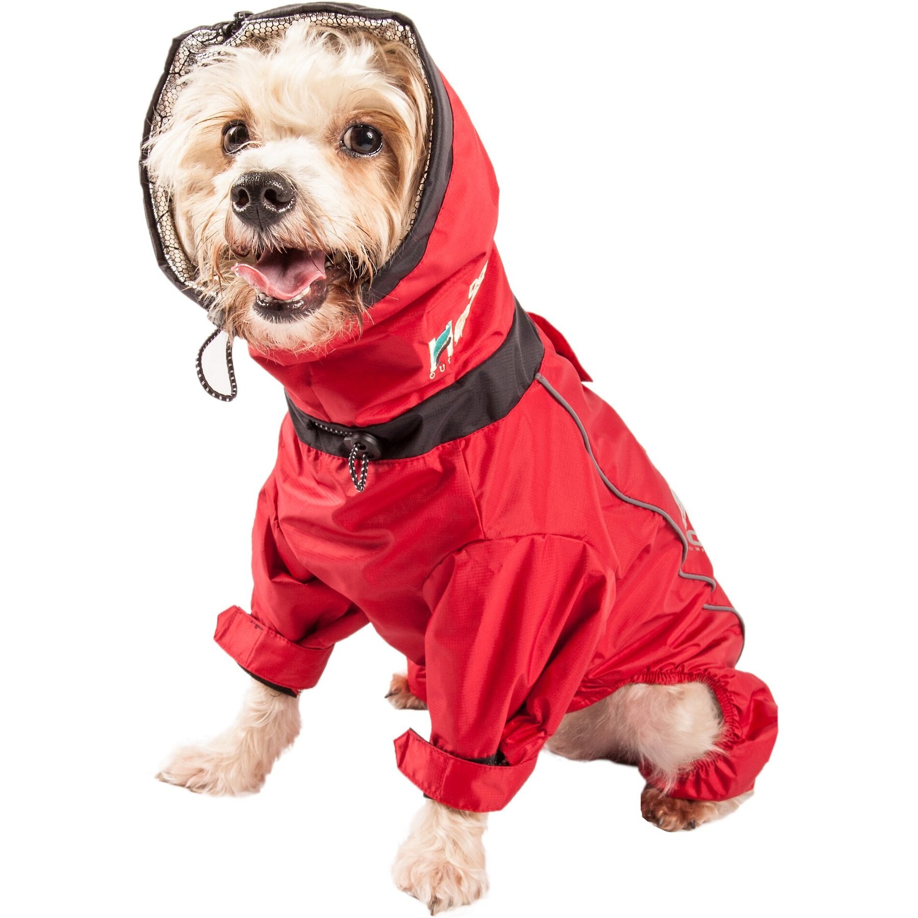 Dog Helios Weather King Full Body Dog Jacket, Red, Small