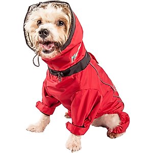 Dog Helios Weather King Full Body Dog Jacket, Red, Small
