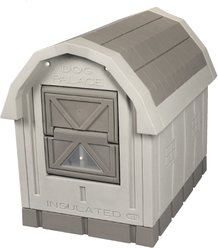 Dog Palace Dog House & Fleece Bed, Grey/Taupe slide 2 of 9