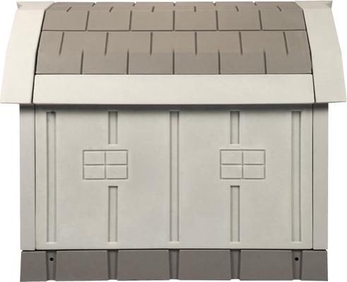 Show full view: Dog Palace Dog House & Fleece Bed, Grey/Taupe slide 4 of 9
