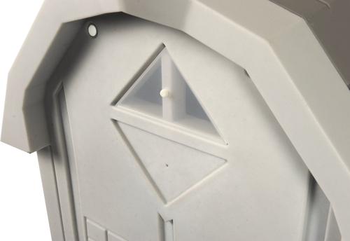 Show full view: Dog Palace Dog House & Fleece Bed, Grey/Taupe slide 6 of 9