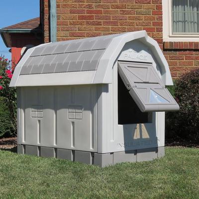 Show full view: Dog Palace Dog House & Fleece Bed, Grey/Taupe slide 9 of 9