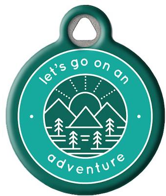 Show full view: Dog Tag Art Adventure Badge Personalized Dog & Cat ID Tag, Large slide 2 of 5