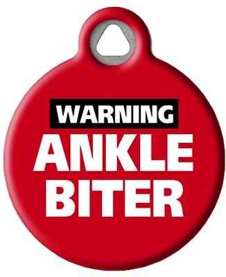 Show full view: Dog Tag Art Ankle Biter Personalized Dog & Cat ID Tag, Large slide 3 of 6