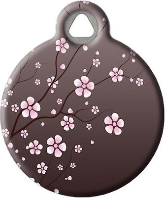 Show full view: Dog Tag Art Asian Cherry Blossom Personalized Dog & Cat ID Tag, Large slide 3 of 6