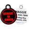 Show in main carousel: Dog Tag Art Beware of Owner Personalized Dog & Cat ID Tag, Large slide 1 of 5