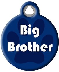 Dog Tag Art Big Brother Personalized Dog & Cat ID Tag, Large slide 2 of 5