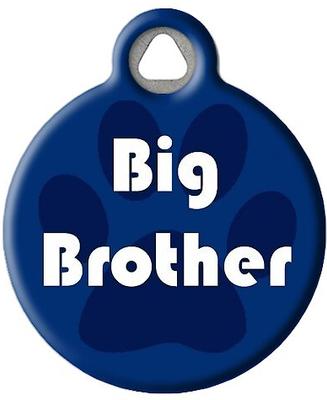 Show full view: Dog Tag Art Big Brother Personalized Dog & Cat ID Tag, Large slide 3 of 6